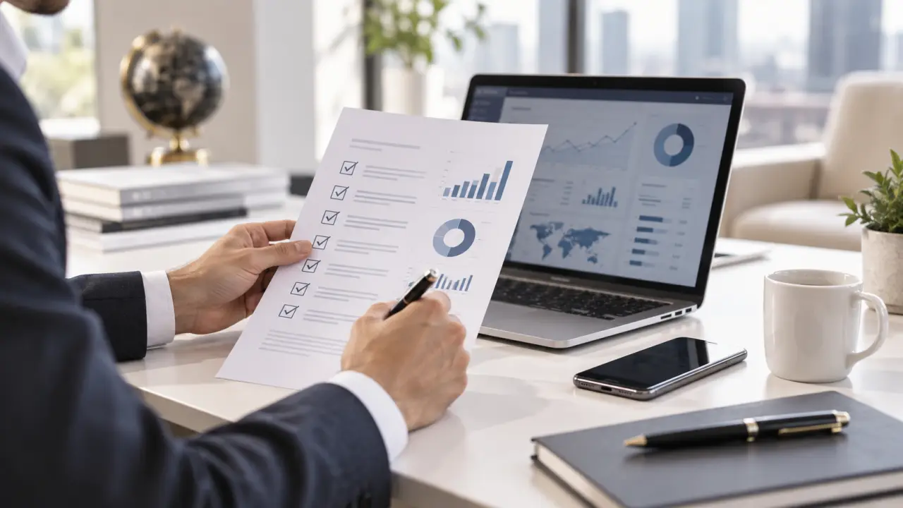 Analyse des performances digitales d'une entreprise sur un tableau de bord