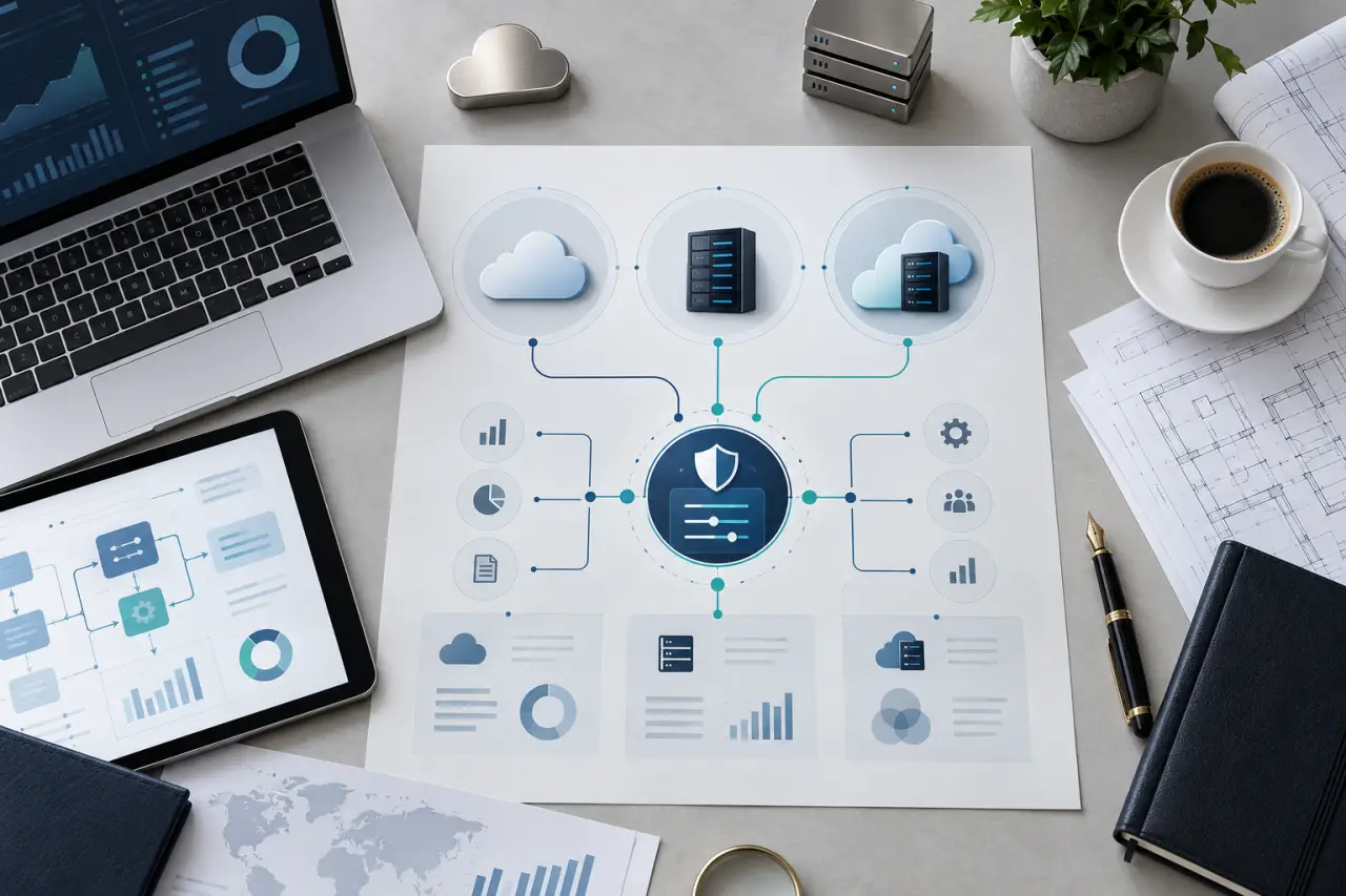 Kinds of ERP : cloud, sur site ou hybride, quel contrôle garder ?