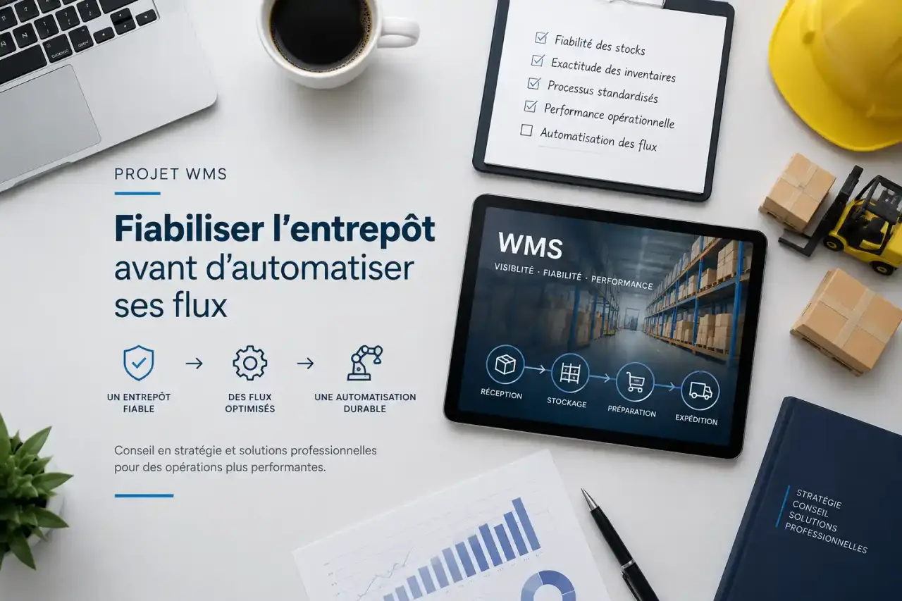 Projet WMS : fiabiliser l’entrepôt avant d’automatiser ses flux